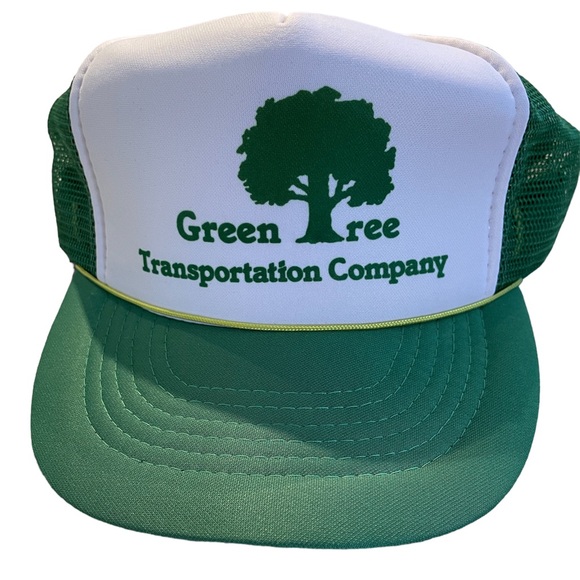 Vintage Accessories Vintage Green Tree Transportation Company